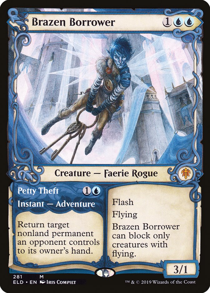 Brazen Borrower // Petty Theft (Showcase) [Throne of Eldraine] | Good Games Cannington