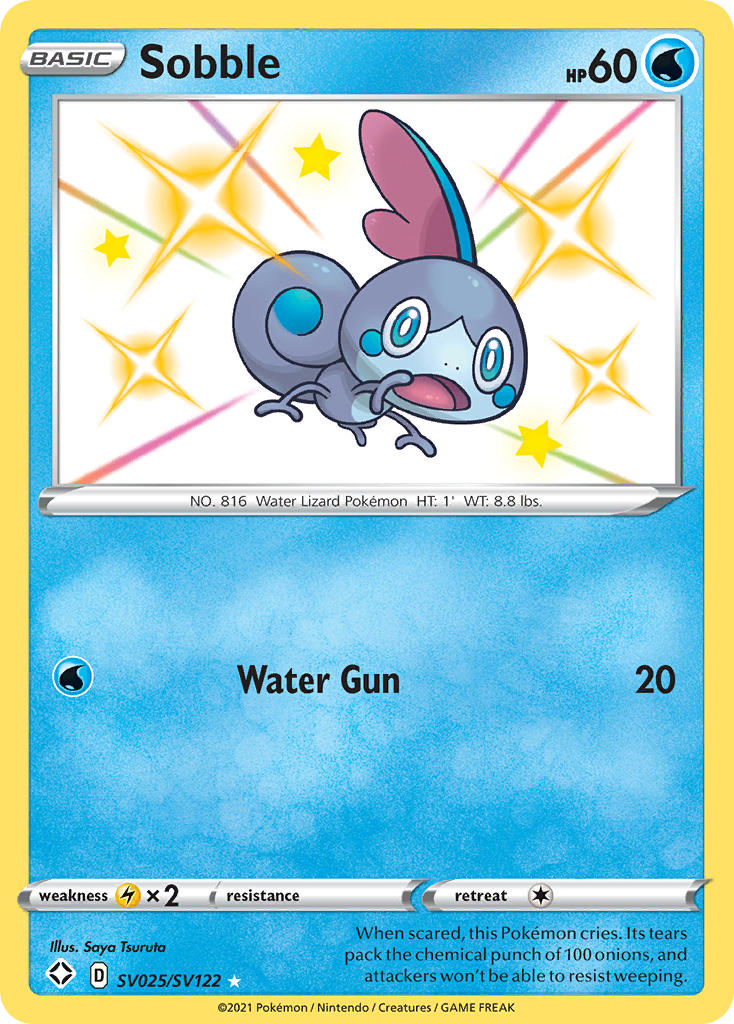 Sobble (SV025/SV122) [Sword & Shield: Shining Fates] | Good Games Cannington