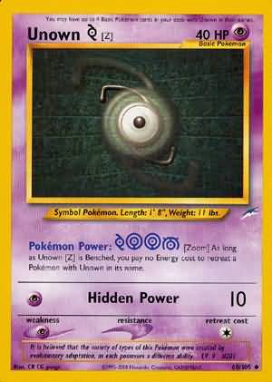 Unown [Z] (60/105) [Neo Destiny Unlimited] | Good Games Cannington