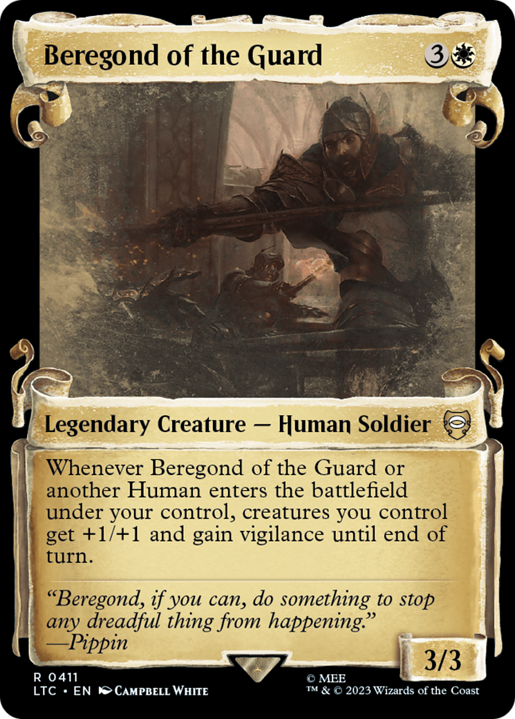 Beregond of the Guard [The Lord of the Rings: Tales of Middle-Earth Commander Showcase Scrolls] | Good Games Cannington