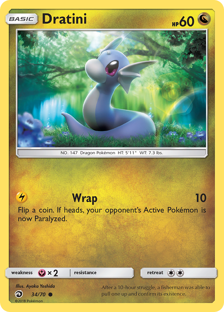 Dratini (34/70) [Sun & Moon: Dragon Majesty] | Good Games Cannington