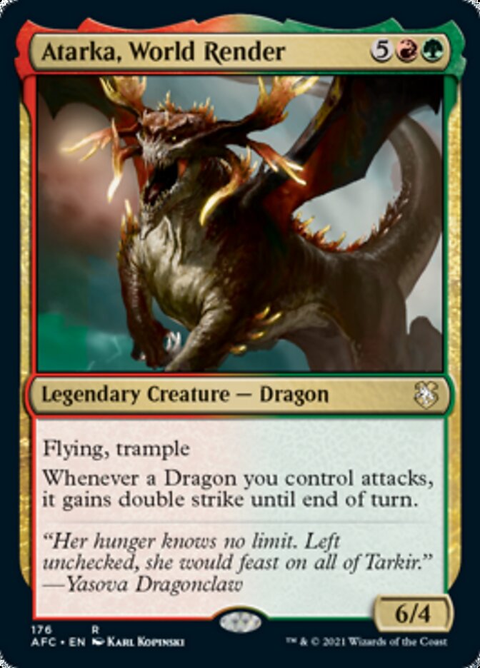 Atarka, World Render [Dungeons & Dragons: Adventures in the Forgotten Realms Commander] | Good Games Cannington