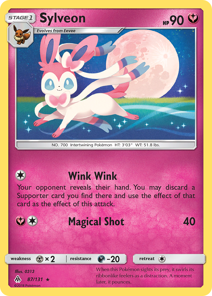 Sylveon (87/131) [Sun & Moon: Forbidden Light] | Good Games Cannington