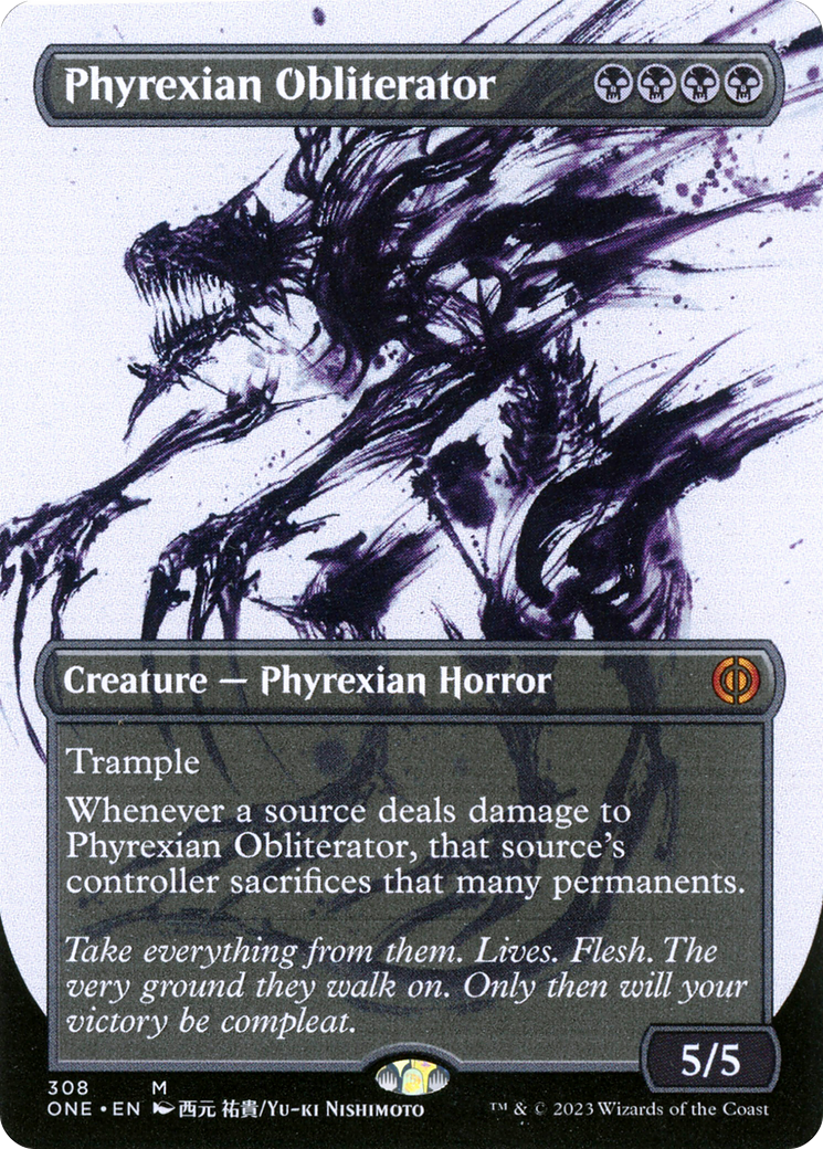 Phyrexian Obliterator (Borderless Ichor) [Phyrexia: All Will Be One] | Good Games Cannington