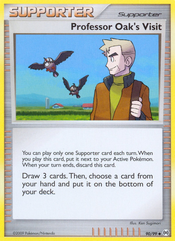 Professor Oak's Visit (90/99) [Platinum: Arceus] | Good Games Cannington
