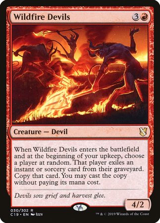 Wildfire Devils [Commander 2019] | Good Games Cannington