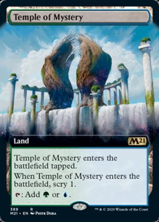 Temple of Mystery (Extended Art) [Core Set 2021] | Good Games Cannington