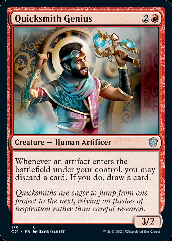 Quicksmith Genius [Commander 2021] | Good Games Cannington