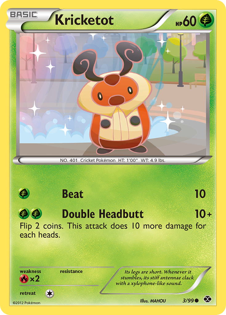 Kricketot (3/99) [Black & White: Next Destinies] | Good Games Cannington