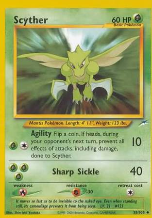 Scyther (55/105) [Neo Destiny Unlimited] | Good Games Cannington