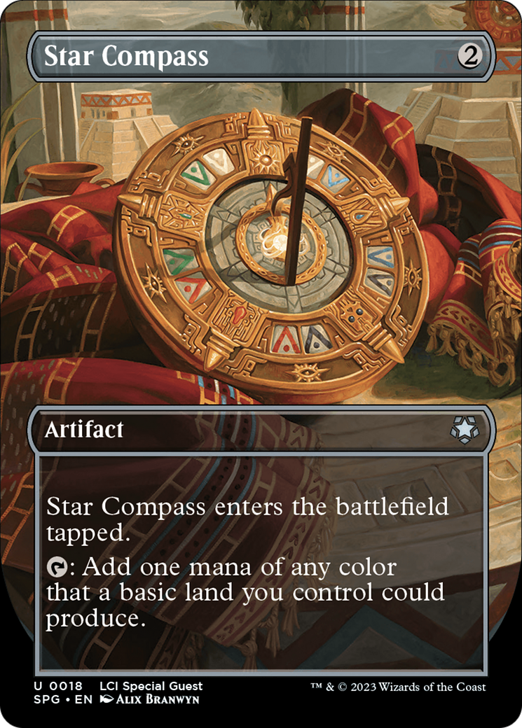 Star Compass (Borderless) [The Lost Caverns of Ixalan Special Guests] | Good Games Cannington