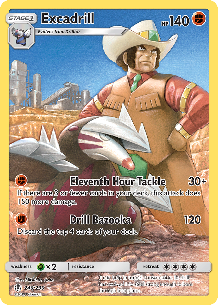 Excadrill (246/236) [Sun & Moon: Cosmic Eclipse] | Good Games Cannington