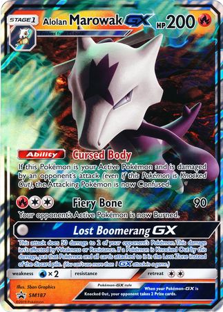 Alolan Marowak GX (SM187) (Jumbo Card) [Sun & Moon: Black Star Promos] | Good Games Cannington