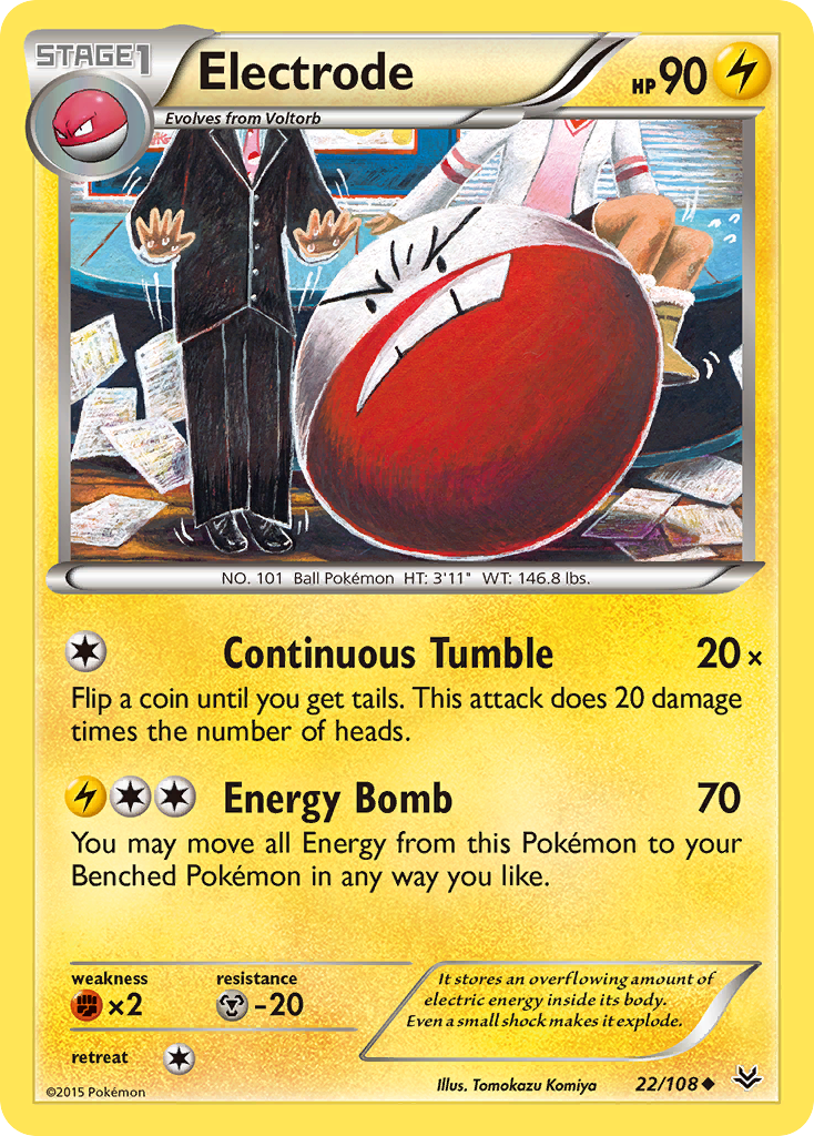 Electrode (22/108) [XY: Roaring Skies] | Good Games Cannington