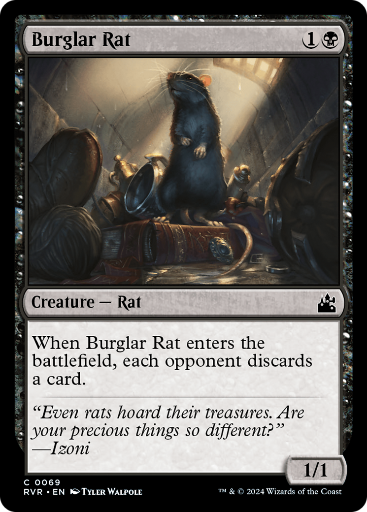 Burglar Rat [Ravnica Remastered] | Good Games Cannington