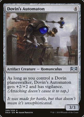 Dovin's Automaton [Ravnica Allegiance] | Good Games Cannington