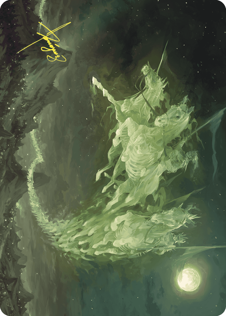 Moonshaker Cavalry Art Card (Gold-Stamped Signature) [Wilds of Eldraine Art Series] | Good Games Cannington