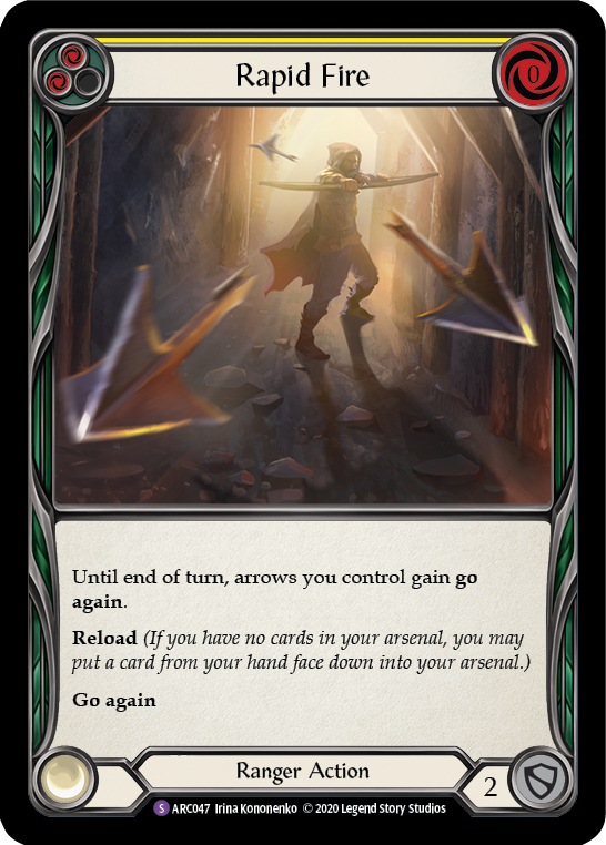 Rapid Fire [U-ARC047] Unlimited Rainbow Foil | Good Games Cannington