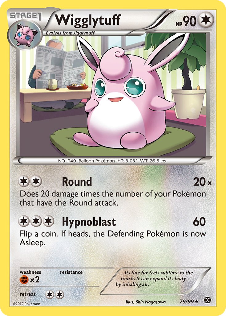 Wigglytuff (79/99) (Cosmos Holo) (Blister Exclusive) [Black & White: Next Destinies] | Good Games Cannington