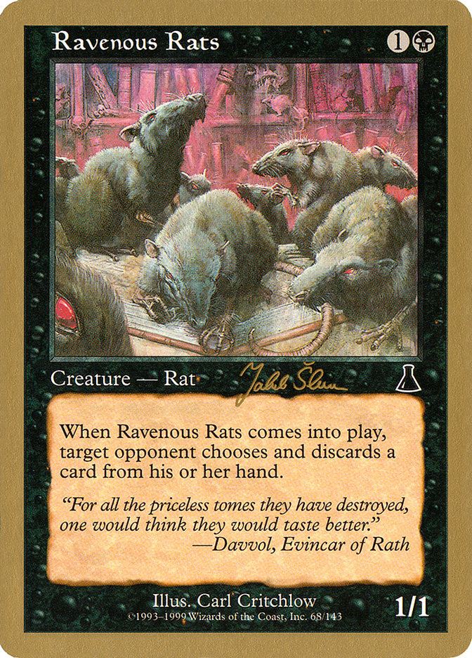 Ravenous Rats (Jakub Slemr) [World Championship Decks 1999] | Good Games Cannington