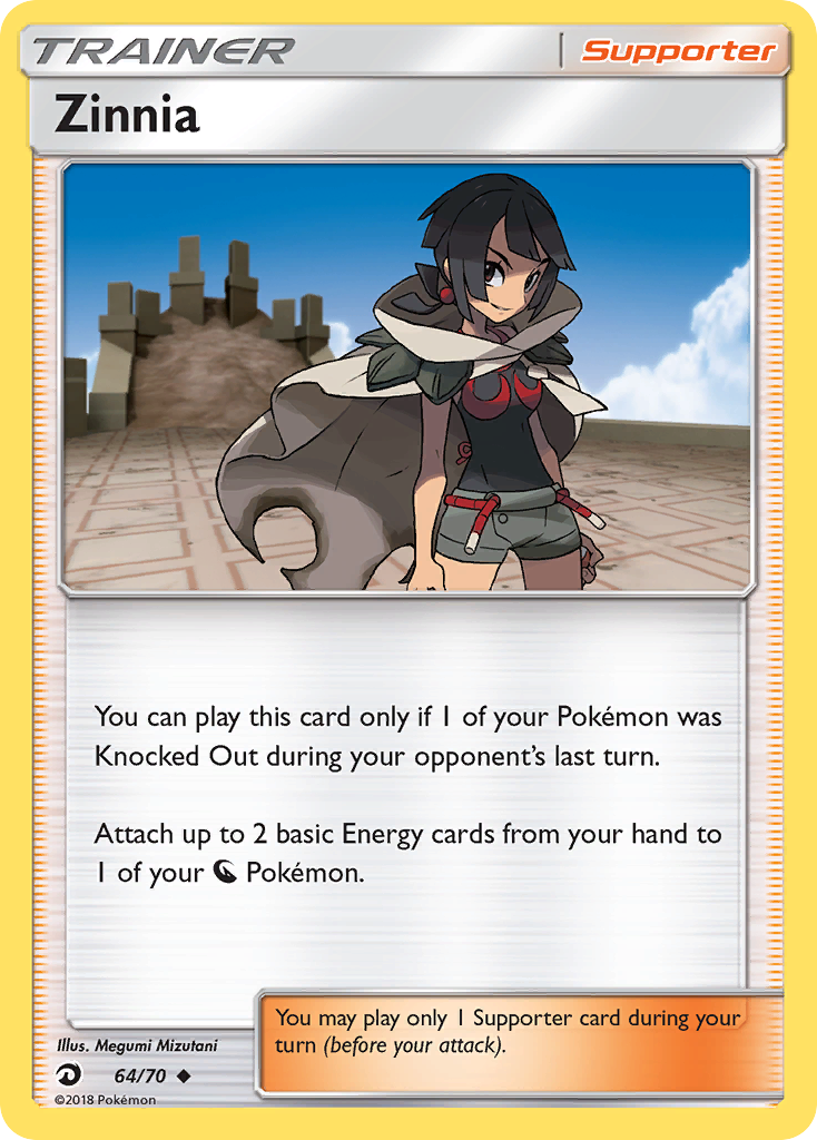 Zinnia (64/70) [Sun & Moon: Dragon Majesty] | Good Games Cannington