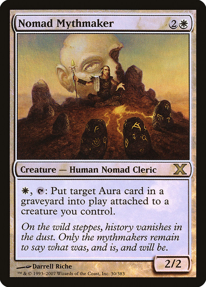 Nomad Mythmaker (Premium Foil) [Tenth Edition] | Good Games Cannington