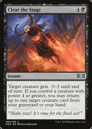 Clear the Stage [Ravnica Allegiance] | Good Games Cannington
