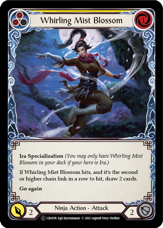 Whirling Mist Blossom [U-CRU074-RF] Unlimited Rainbow Foil | Good Games Cannington