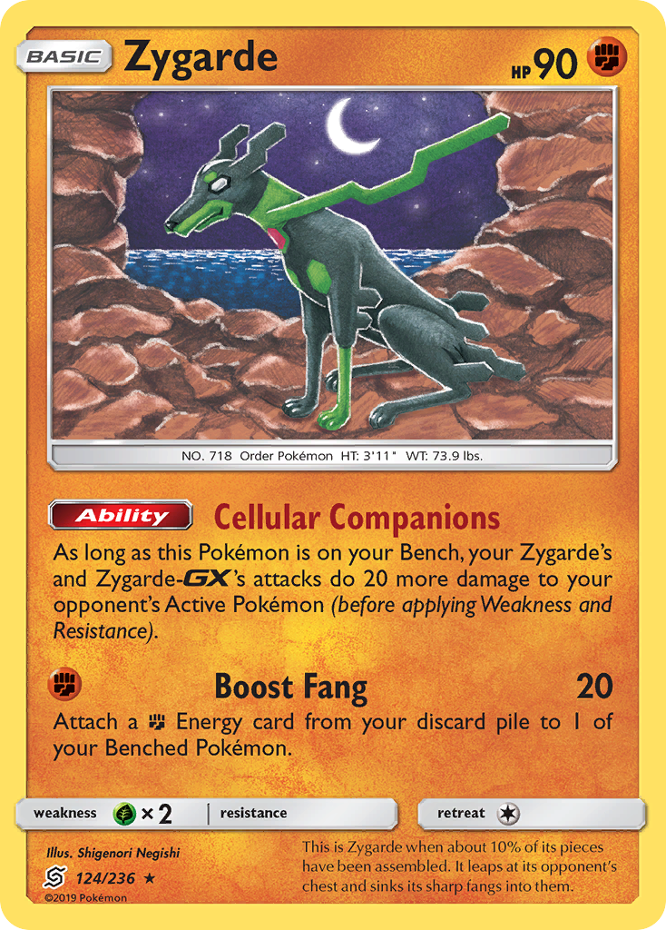 Zygarde (124/236) [Sun & Moon: Unified Minds] | Good Games Cannington
