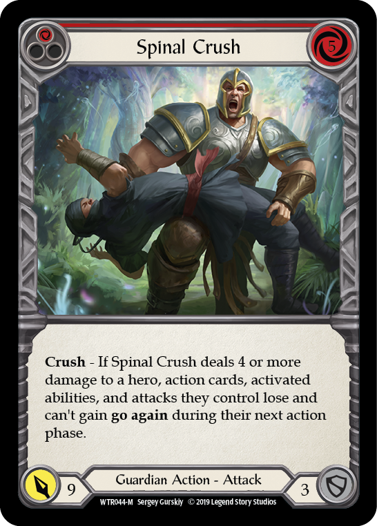 Spinal Crush [WTR044-M] Alpha Print Normal | Good Games Cannington