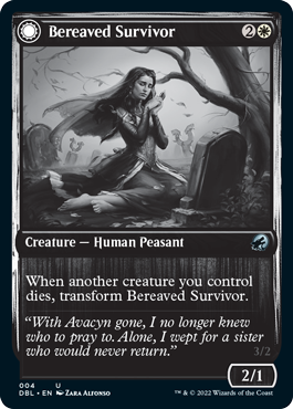 Bereaved Survivor // Dauntless Avenger [Innistrad: Double Feature] | Good Games Cannington