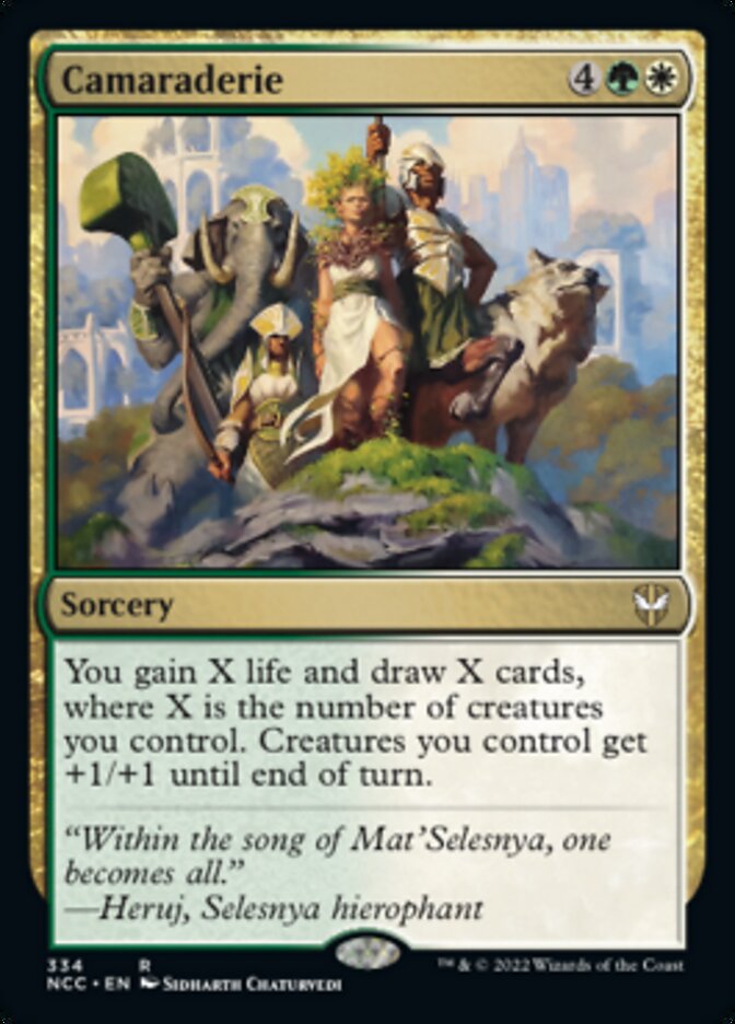 Camaraderie [Streets of New Capenna Commander] | Good Games Cannington