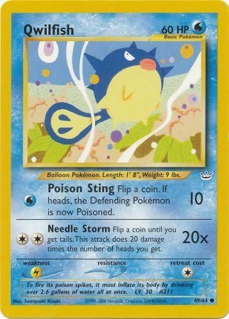 Qwilfish (49/64) [Neo Revelation Unlimited] | Good Games Cannington