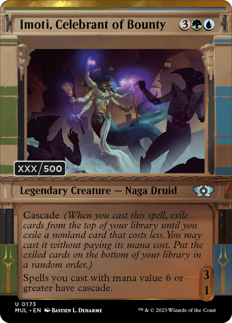 Imoti, Celebrant of Bounty (Serialized) [Multiverse Legends] | Good Games Cannington