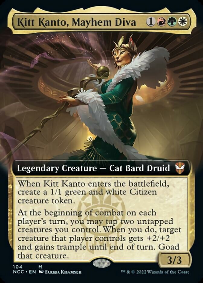 Kitt Kanto, Mayhem Diva (Extended Art) [Streets of New Capenna Commander] | Good Games Cannington