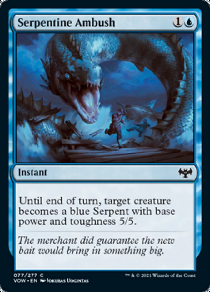 Serpentine Ambush [Innistrad: Crimson Vow] | Good Games Cannington
