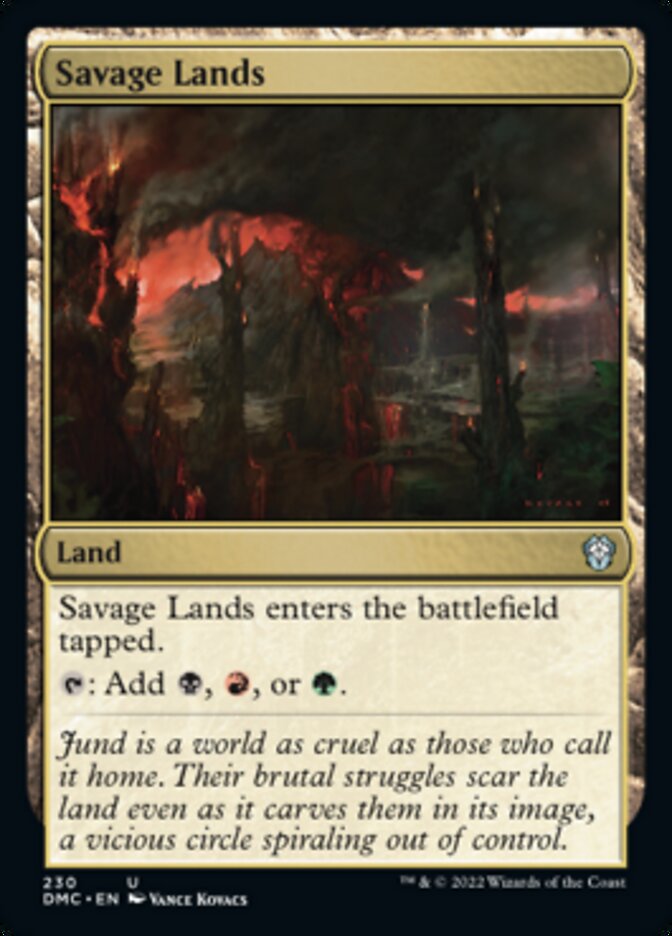 Savage Lands [Dominaria United Commander] | Good Games Cannington