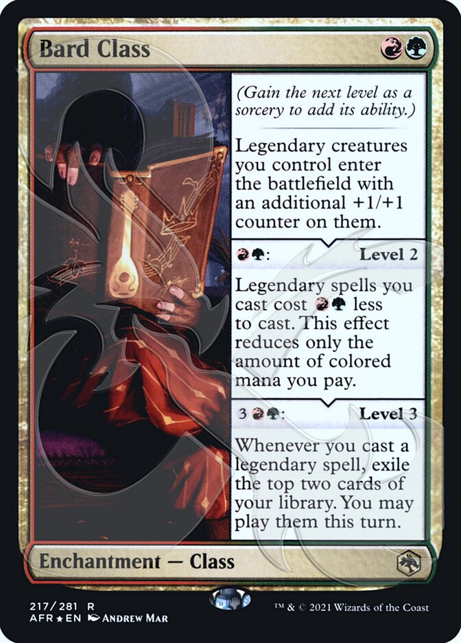 Bard Class (Ampersand Promo) [Dungeons & Dragons: Adventures in the Forgotten Realms Promos] | Good Games Cannington