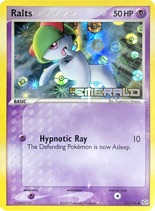 Ralts (61/106) (Stamped) [EX: Emerald] | Good Games Cannington