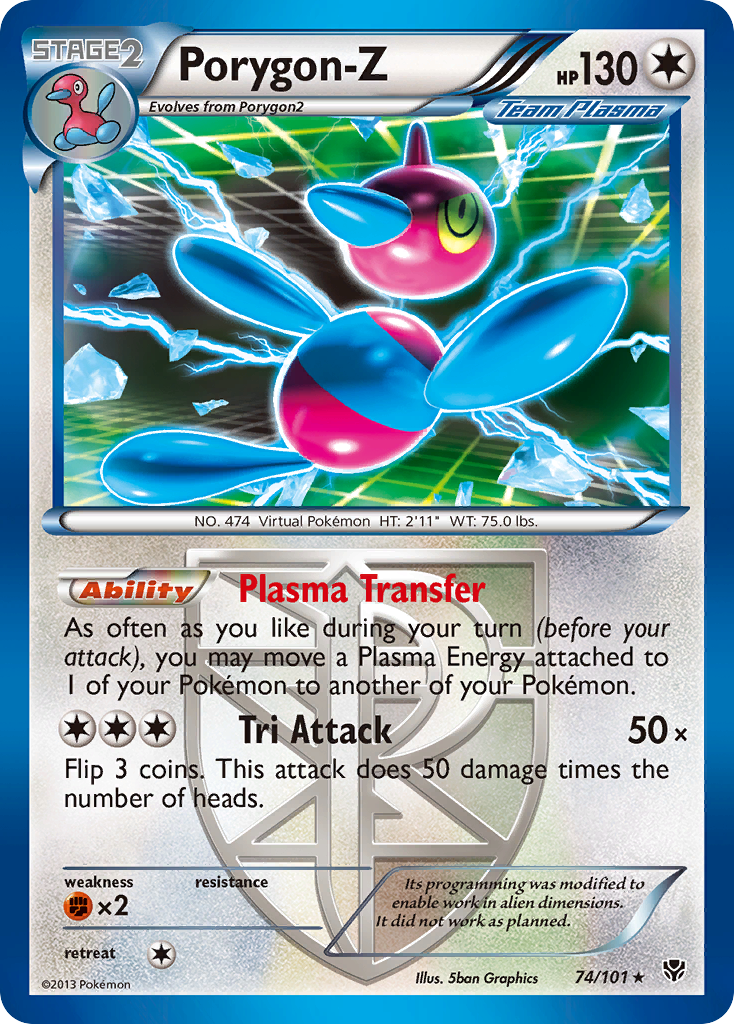 Porygon-Z (74/101) [Black & White: Plasma Blast] | Good Games Cannington