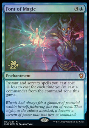 Font of Magic [Commander Legends: Battle for Baldur's Gate Prerelease Promos] | Good Games Cannington