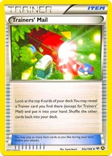 Trainers' Mail (92a/108) (Alternate Art Promo) [XY: Roaring Skies] | Good Games Cannington