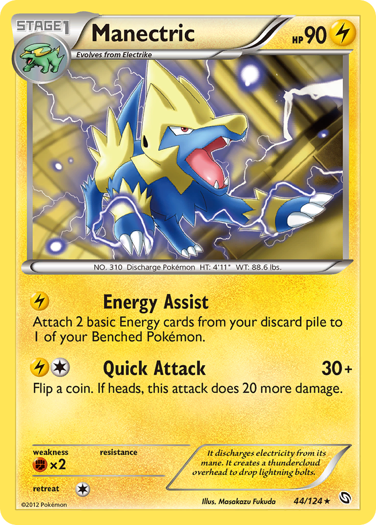 Manectric (44/124) [Black & White: Dragons Exalted] | Good Games Cannington