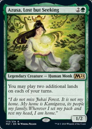 Azusa, Lost but Seeking [Core Set 2021] | Good Games Cannington