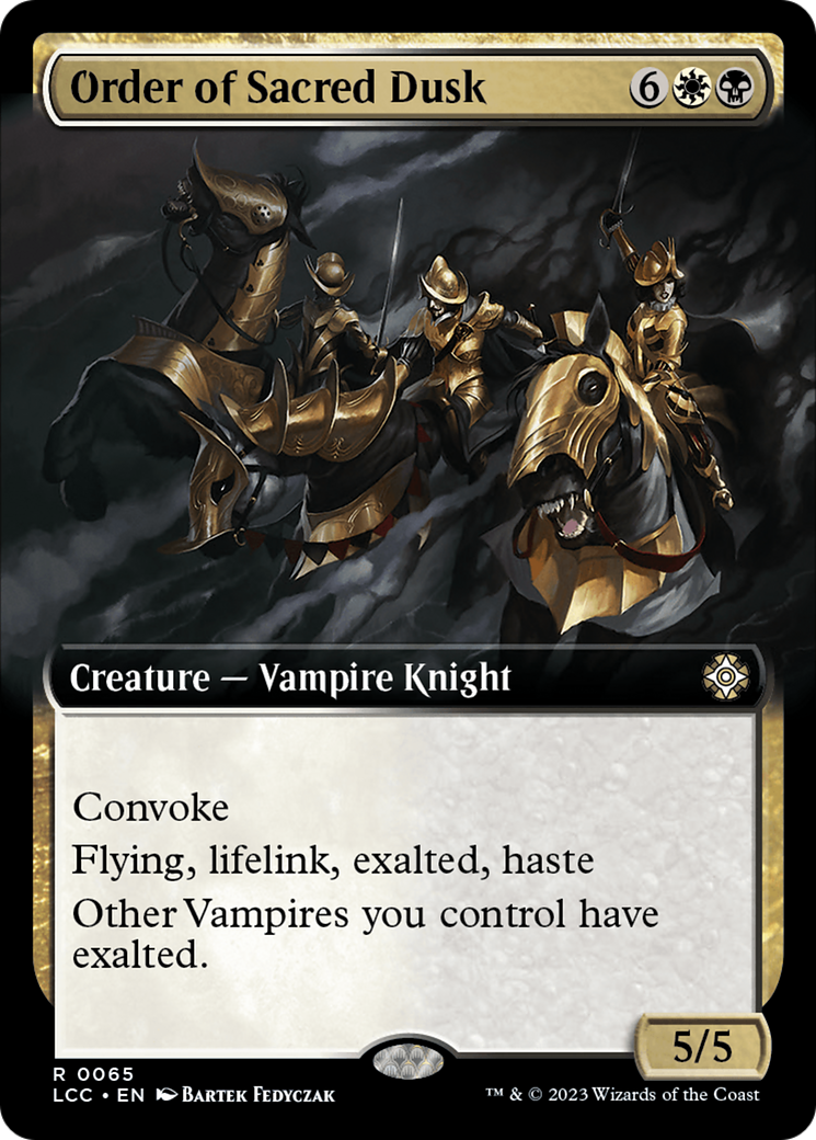 Order of Sacred Dusk (Extended Art) [The Lost Caverns of Ixalan Commander] | Good Games Cannington