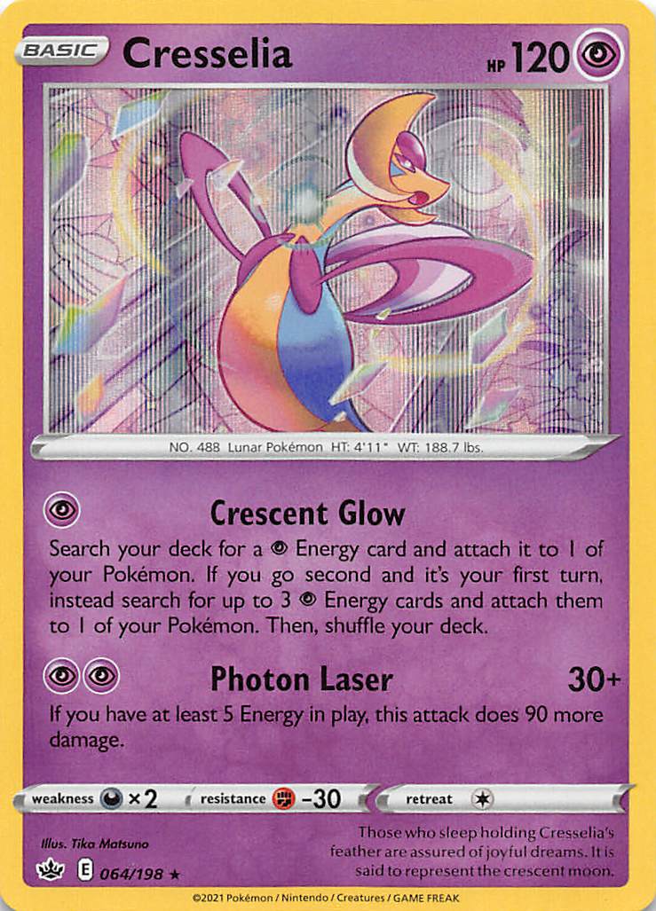 Cresselia (064/198) [Sword & Shield: Chilling Reign] | Good Games Cannington