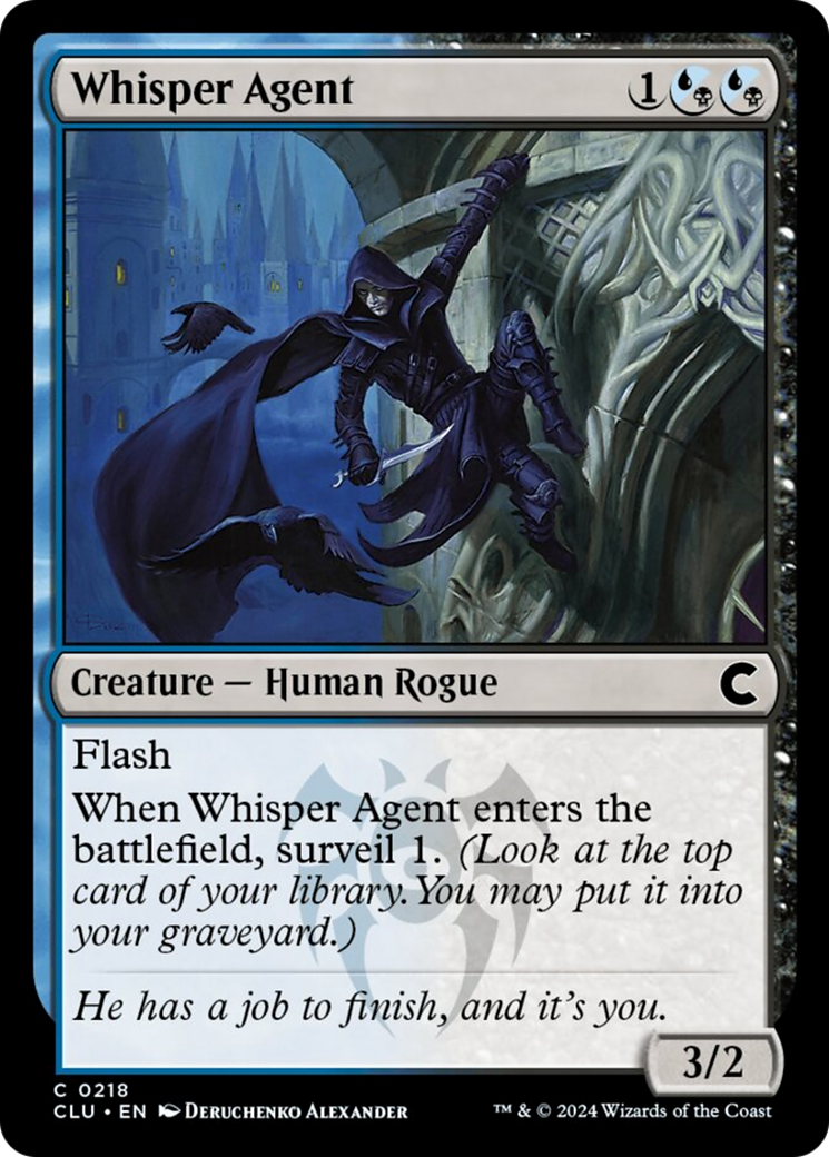 Whisper Agent [Ravnica: Clue Edition] | Good Games Cannington