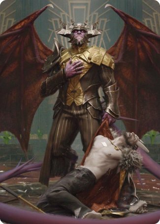 Ob Nixilis, the Adversary 1 Art Card [Streets of New Capenna Art Series] | Good Games Cannington