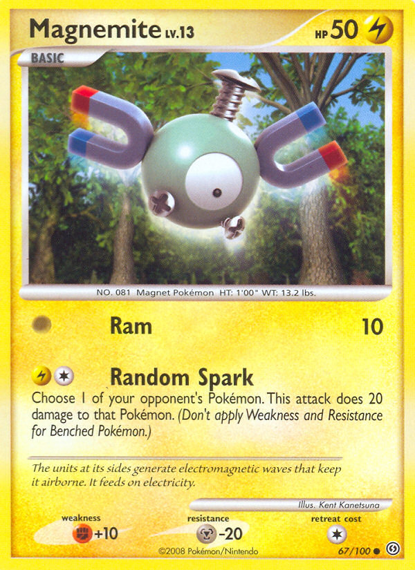 Magnemite (67/100) [Diamond & Pearl: Stormfront] | Good Games Cannington