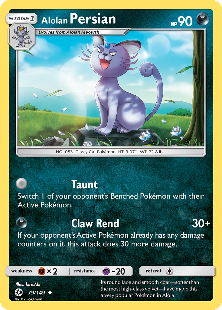 Alolan Persian (79/149) [Sun & Moon: Base Set] | Good Games Cannington